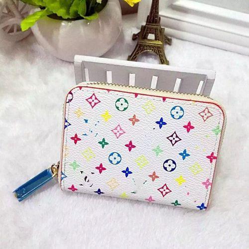 European And American Fashion Unisex Wallet Simple Printed