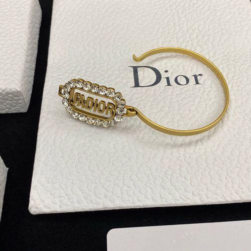 New Letter Crystal Bracelet Fashion Ladies Accessories Vintage High Quality Brass Bracelet