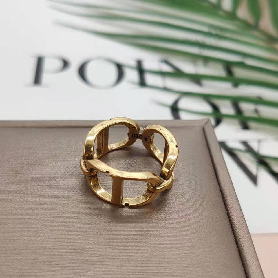 letter ring for women's naked simple personalized ring hand ornament independent packaging