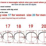 Fashion 361L Titanium Steel Womens Mens Lovers Bracelet  Bangle Without Box