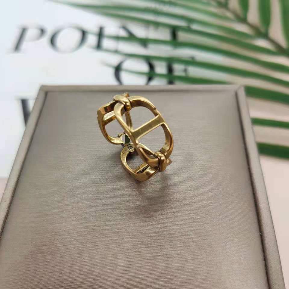 letter ring for women's naked simple personalized ring hand ornament independent packaging