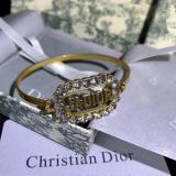 New Letter Crystal Bracelet Fashion Ladies Accessories Vintage High Quality Brass Bracelet