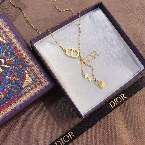 Letter Classic Retro Gold Metal Necklace Bracelets Fashion Necklace Jewelry Necklace
