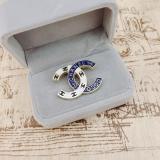 New Classic Logo Chain Brooch Navy Style Autumn And Winter Coat Hat Suit Suit Skirt Bag