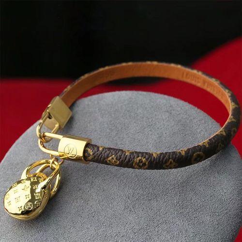 Lock Fashion Personality Presbyopia PU Bracelet