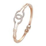 New Classic Double C Creative Geometric Diamond Bracelet Fashion Wild Bracelet Elegant High