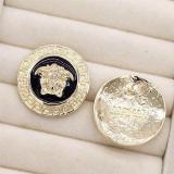 Gold Head Stud Earrings