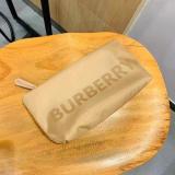 New Burberry Letter Cosmetic Bag Dressing Desktop Storage Bag Clutch Bag