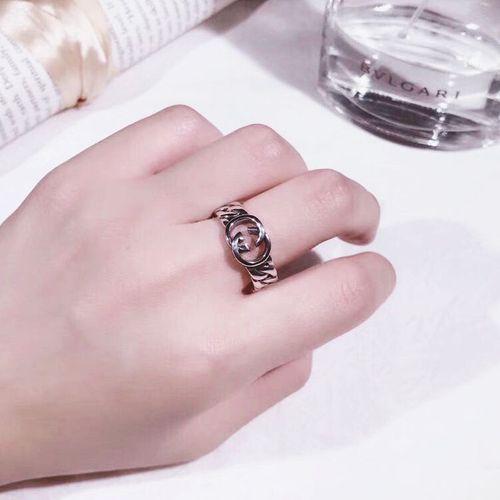 Hollow Out Opening Ring Adjustable Size SIlver Color Finger Ring for Men Women
