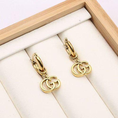 Creative Double G New Jewelry Fashion Simple Personality Earrings National Style Geometric