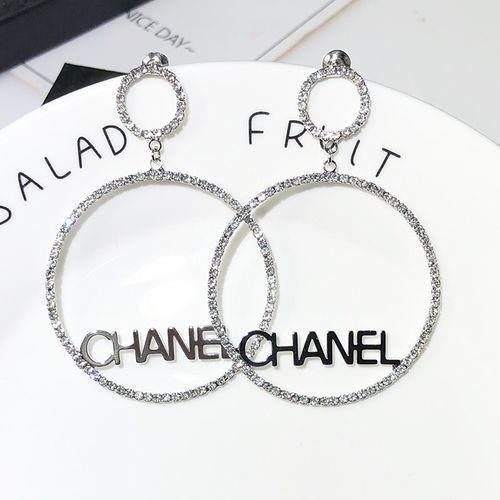 New Letter Earrings Creative Personality Exaggerated Circle Earrings