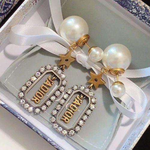 Vintage Simple Earrings Pearl Fashion Edition Jewelry Popular Ring Earrings Jewelry