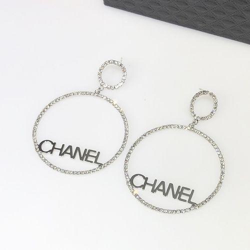 New Letter Earrings Creative Personality Exaggerated Circle Earrings