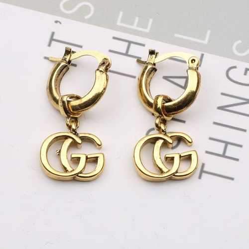 Creative Double G New Jewelry Fashion Simple Personality Earrings National Style Geometric