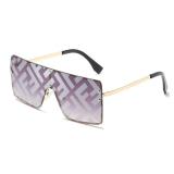 Big Frame Trendy Print Sunglasses