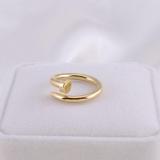 Fashion Punk Rock Screw Nail Ring Stainless Steel Plating 4 colors Hiphop Trendy Unique Style Ring