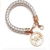 Bracelets Women Ladies Jewelry Braid PU Leather Letter Bracelet Bangle