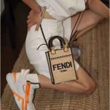 New Rattan Woven Bag Fashion Beach Bag Mobile Phone Bag
