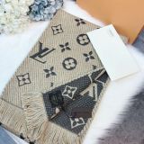 Flower Pattern Thick Imitation Cashmere Knit Scarf Multifunctional Female Scarf Scarf 180*30CM