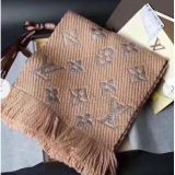 Flower Pattern Thick Imitation Cashmere Knit Scarf Multifunctional Female Scarf Scarf 180*30CM
