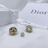 Classic Retro Round Rhinestone Earrings  Women's Earrings Women's Dior Earrings