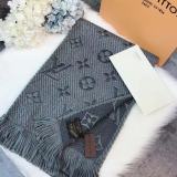 Flower Pattern Thick Imitation Cashmere Knit Scarf Multifunctional Female Scarf Scarf 180*30CM