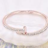 Rhinestone Nail Bracelet Gift Jewelry