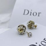 Classic Retro Round Rhinestone Earrings  Women's Earrings Women's Dior Earrings