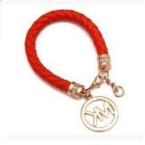 Bracelets Women Ladies Jewelry Braid PU Leather Letter Bracelet Bangle