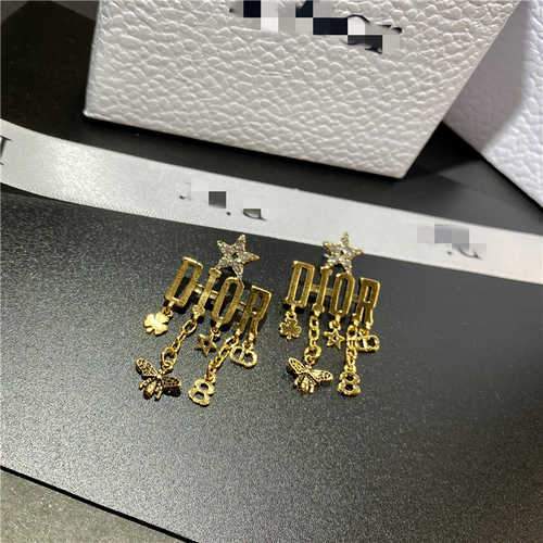 Fashion New Star Bee Tassel Earrings Female Temperament Personality With Diamonds Advanced