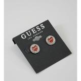 New Enamel Earrings Round Letters Colorful Glaze Peach Heart Simple Earrings Ladies Fashion