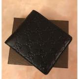 Authentic Famous Designer  Men And Women Short Printed Ribbon Folding Wallet High Quality