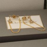 S925 Women Classic Earrings Fashion  High-quality Jewelry Star 18K Gold Plating Diamond Alloy