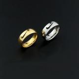 New Street Fashion Hip Hop Ring Trend Cool Boy And Girl Ring Hip-hop Ring Simple Hollow Hook