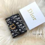 New Wallet Classic Print Short Tri-fold Wallet Ladies Fashion Wallet