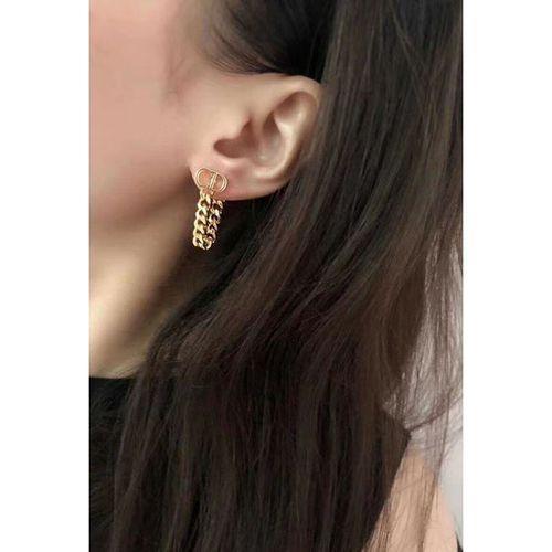 New Fashion Trend Earrings Brincos Oorbellen Letter CD Stud Earrings For Women Gift