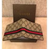 Authentic Famous Designer  Men And Women Short Printed Ribbon Folding Wallet High Quality