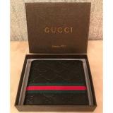 Authentic Famous Designer  Men And Women Short Printed Ribbon Folding Wallet High Quality