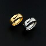 New Street Fashion Hip Hop Ring Trend Cool Boy And Girl Ring Hip-hop Ring Simple Hollow Hook