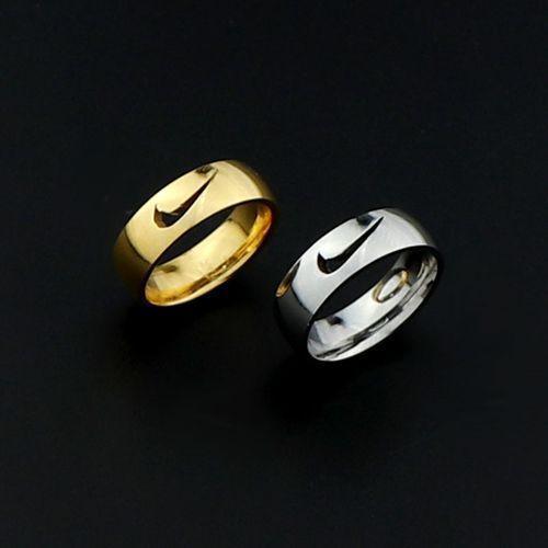 New Street Fashion Hip Hop Ring Trend Cool Boy And Girl Ring Hip-hop Ring Simple Hollow Hook