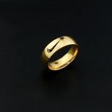 New Street Fashion Hip Hop Ring Trend Cool Boy And Girl Ring Hip-hop Ring Simple Hollow Hook