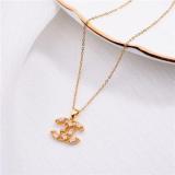 Design Necklace Titanium Steel Necklace Female Ins Cold Wind Temperament Simple Jewelry