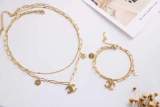 New Double-layer Elegant Temperament Clavicle Chain Summer Fashion Simple Ladies Necklace