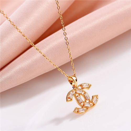 Design Necklace Titanium Steel Necklace Female Ins Cold Wind Temperament Simple Jewelry