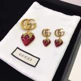 Strawberry Gold Metal Earrings Jewelry Earrings Birthday Gift Earrings Vintage Simple