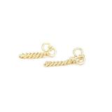 New Fashion Trend Earrings Brincos Oorbellen Letter CD Stud Earrings For Women Gift
