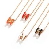 Titanium Steel British Epoxy Earrings 18K Rose Gold Plated Simple Earrings New Jewelry