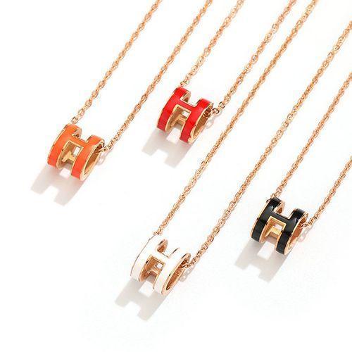 Titanium Steel British Epoxy Earrings 18K Rose Gold Plated Simple Earrings New Jewelry