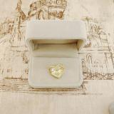 Heart-shaped Brooch Autumn And Winter Coat Hat Suit Suit Skirt Bag Decorative Pin