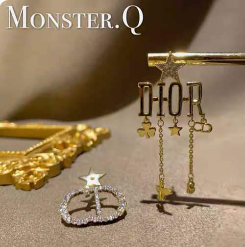 Fashion New Star Bee Tassel Earrings Female Temperament Personality With Diamonds Advanced